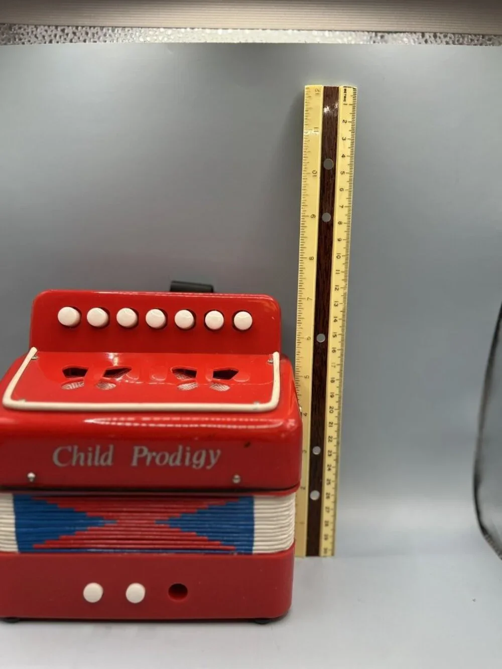 Child Prodigy Red Accordion READ